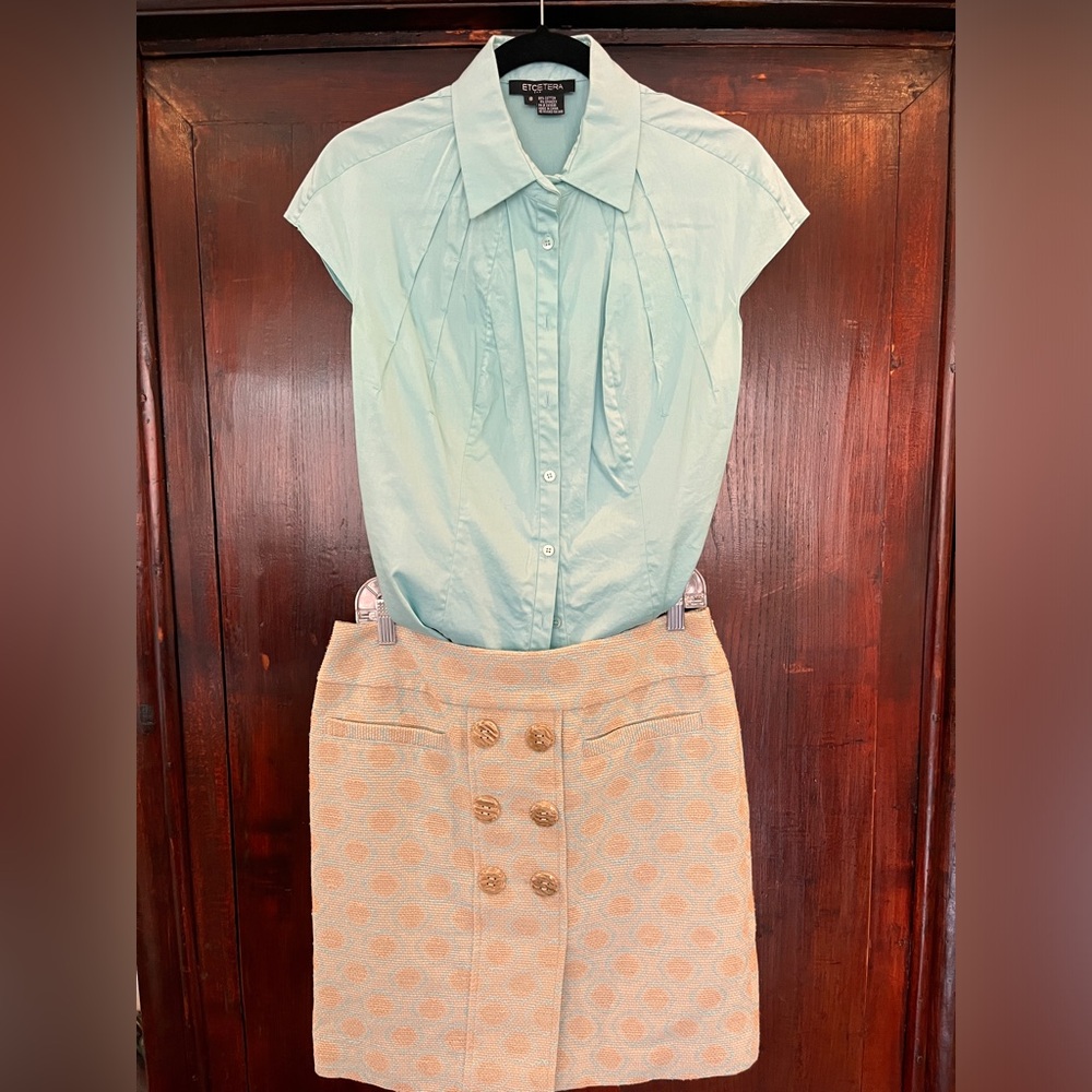 Etcetera Stunning Skirt & Shirt Set-Size 8